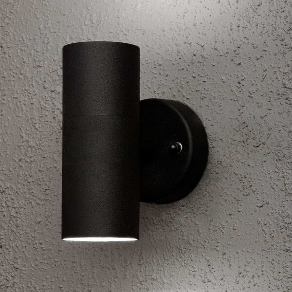 KONSTSMIDE Lámpara de pared Modena arriba y abajo negro mate