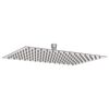 vidaXL Cabezal ducha efecto lluvia acero inox 304 rectangular 30x20 cm
