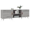 vidaXL Mueble para TV madera de ingenier&iacute;a gris Sonoma 150x30x50 cm