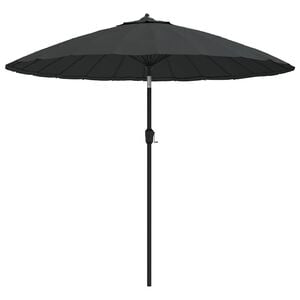 vidaXL Sombrilla de jard&iacute;n con palo de aluminio gris antracita 250 cm