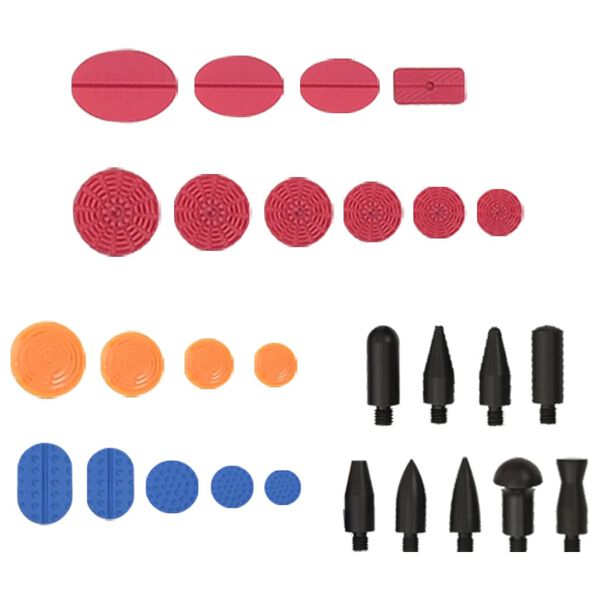 vidaXL Juego de reparaci&oacute;n de abolladuras 37 piezas acero inoxidable