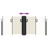 vidaXL Toldo lateral retr&aacute;ctil crema 100x600 cm