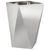 vidaXL Jardinera Plateado 50 x 50 x 75 cm Acero inoxidable