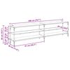 vidaXL Gabinete de TV Madera Vieja 200 x 30 x 50 cm