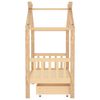 vidaXL Estructura de cama infantil con caj&oacute;n madera de pino 70x140 cm