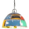 vidaXL L&aacute;mpara colgante vintage 25 W multicolor redonda 41 cm E27