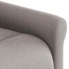 vidaXL Sillón de masaje eléctrico reclinable elevable tela taupé