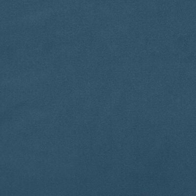 vidaXL Estructura de cama de terciopelo azul 100x200 cm