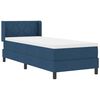 vidaXL Cama tipo Box Spring con colch&oacute;n Azul 200 x 80 cm tela