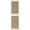 vidaXL Puerta de Armario con puerta 2 pcs Natural 170 x 2,1 x 49,5 cm