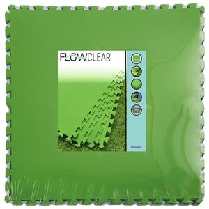 Bestway Suelo protector para piscina Flowclear 9 uds verde 5,47 m&sup2;