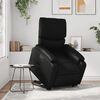 vidaXL Sillón reclinable y elevable eléctrico cuero sintético negro