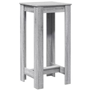 vidaXL Mesa alta de bar madera ingeniería gris Sonoma 51x50x103,5 cm
