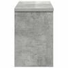 vidaXL Perchero de pared con estante Gris Concreto 50 x 20 x 30 cm