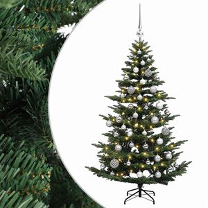 vidaXL &Aacute;rbol de Navidad artificial con bolas 120 cm 150 LED