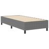 vidaXL Cama de plataforma Gris Claro 90 x 190 cm tela