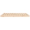 vidaXL Estructura de cama madera maciza de pino 135x190 cm