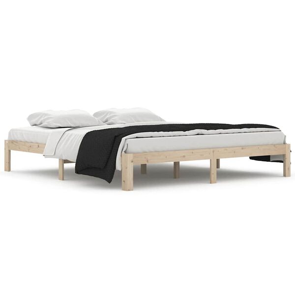 vidaXL Estructura de cama doble sin colch&oacute;n 180x200 cm