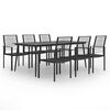 vidaXL Juego de comedor de jard&iacute;n 7 piezas