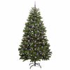 vidaXL &Aacute;rbol de Navidad artificial Verde 210 cm PVC y Metal