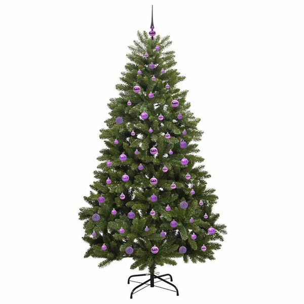 vidaXL &Aacute;rbol de Navidad artificial Verde 210 cm PVC y Metal