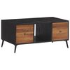 vidaXL Mesa de centro teca reciclada maciza 90x50x41 cm