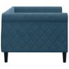 vidaXL Sof&aacute; cama sin colch&oacute;n terciopelo azul 80x200 cm