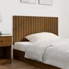 vidaXL Cabecero cama pared madera maciza pino marr&oacute;n miel 127,5x3x60cm