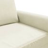 vidaXL Sill&oacute;n de terciopelo color crema 60 cm