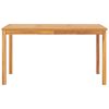 vidaXL Juego de comedor para jard&iacute;n 5 piezas madera maciza de teca