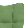 vidaXL Sill&oacute;n de relax de terciopelo verde claro