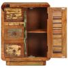 vidaXL Aparador con 3 cajones de madera maciza reciclada 55x30x70 cm