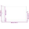 vidaXL Toldo lateral retr&aacute;ctil de jard&iacute;n color crema 170x300 cm