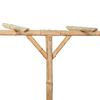 vidaXL Pérgola de bambú 385x40x205 cm