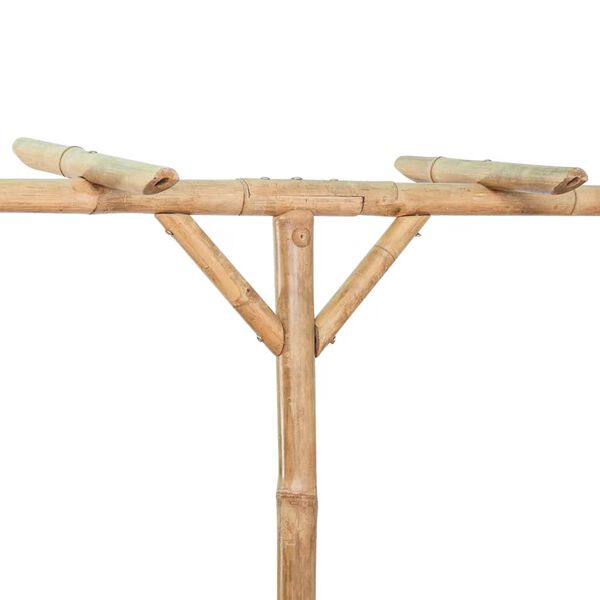vidaXL Pérgola de bambú 385x40x205 cm