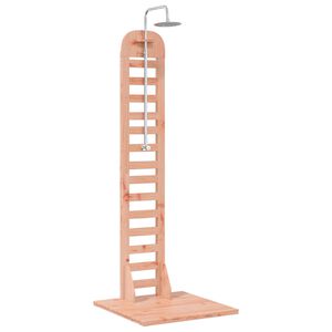 vidaXL Ducha exterior 223 cm Madera Dura de Douglas y Acero Inoxidable