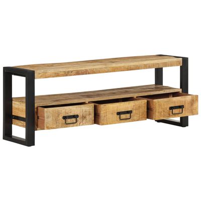 vidaXL Mueble de TV madera maciza de mango 120x33x45 cm