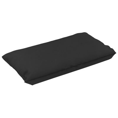 vidaXL Cojines para sofás de palés 3 piezas tela negro