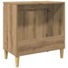 vidaXL Mueble de lavabo madera de ingeniería roble artisan 58x33x60 cm