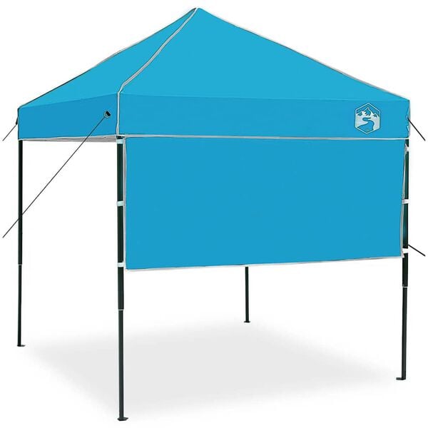 vidaXL Carpa Dosel Manual Azul 194 x 194 x 251 cm tela