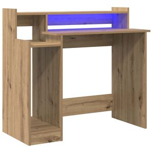 vidaXL Escritorio Roble artisan 97 x 45 x 90 cm Madera de ingenier&iacute;a