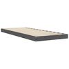vidaXL Estructura de cama madera maciza pino gris 75x190 cm