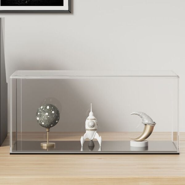 vidaXL Caja de exposici&oacute;n acr&iacute;lico transparente 30x15x14 cm