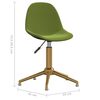vidaXL Sillas de comedor giratorias 4 unidades terciopelo verde claro