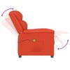 vidaXL Sill&oacute;n de masaje de cuero sint&eacute;tico rojo