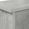 vidaXL Perchero de pared con estante Gris Concreto 50 x 20 x 30 cm