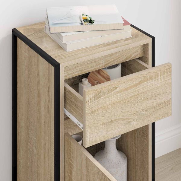 vidaXL Vitrina Sonoma 81 x 36 x 150.5 cm Madera contrachapada