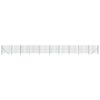 vidaXL Cerca de alambre de acero galvanizado verde 2x25 m