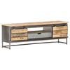 vidaXL Mueble de TV de madera maciza de mango 120x30x40 cm