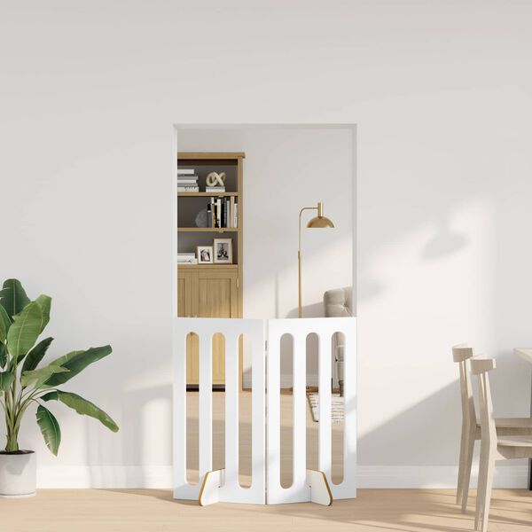 vidaXL Valla plegable para mascotas 2 pcs 100,5 x 38 x 90 cm